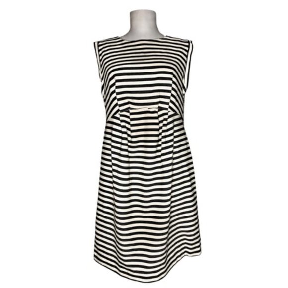 Sleeveless Maternity Dress (NWT) Black and White Striped - Liz Lange - Picture 4 of 5
